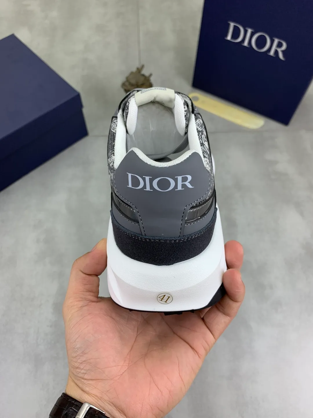 Men's Men's Shoes💰P420💰[New Style]🆘[Dior] 2025 Dior Original Lace-up Low-top Men's Shoes Classic casual shoes🔥This model is the official flagship model, with high quality and made by famous original designers. It is made of high-quality cowhide with original materials➕comfortable and breathable mesh lining➕pigskin insole. The perfect last shape and generous and fashionable design have attracted many consumers. Suitable for drivers to drive🚗. What you want is the best quality in the market. Color 4️⃣Code number: 38--44 (45 customized)